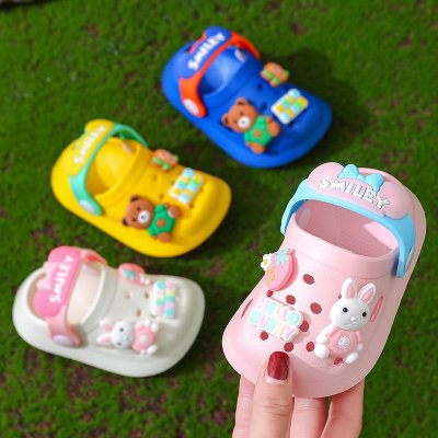 Summer Children Fashion Cartoon Hollow Sandals