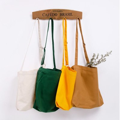 Casual Eco-Friendly Cotton Adjustable Canvas Tote Bag