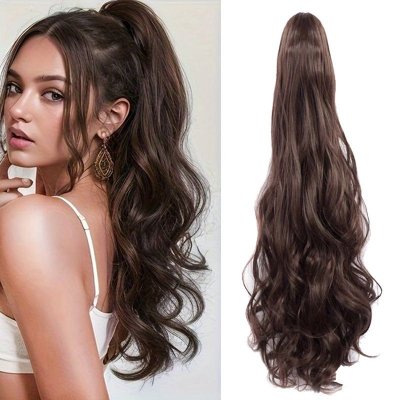 Ponytail Wig Women Hair Claw Long Curly Natural Simulation Hair Extension