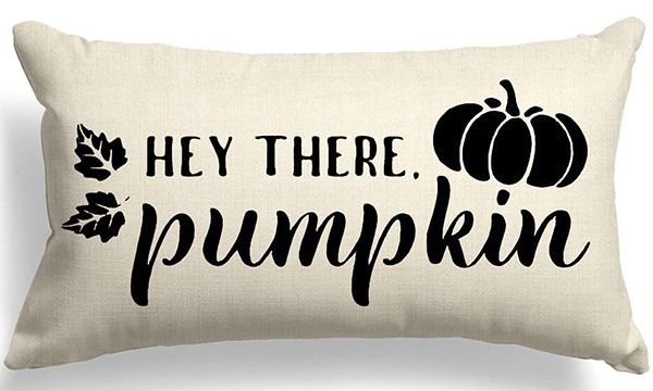 Thanksgiving Cartoon Fashion Pumpkin Truck Printed Sofa Cushion Cover
