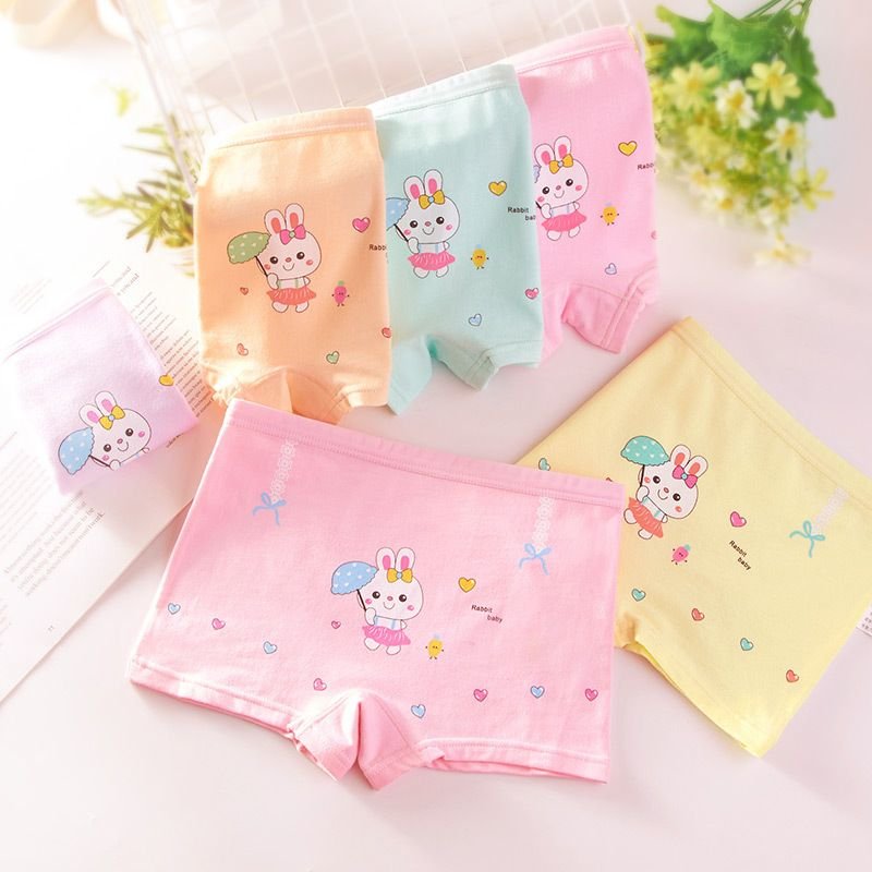 Girls Basic Solid Color Five-point Pants