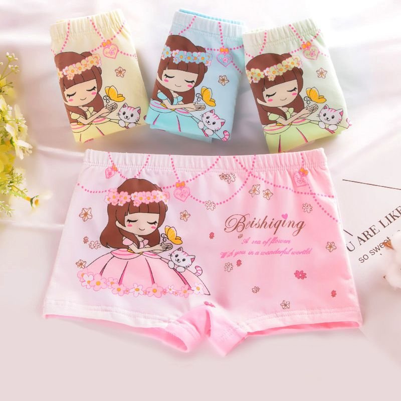 Girls Basic Solid Color Five-point Pants