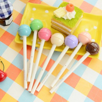 Cartoon Creative Cute Colorful Lollipop Neutral Pen