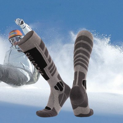 Outdoor Men Sports Thick Non-Slip Warm Ski Socks