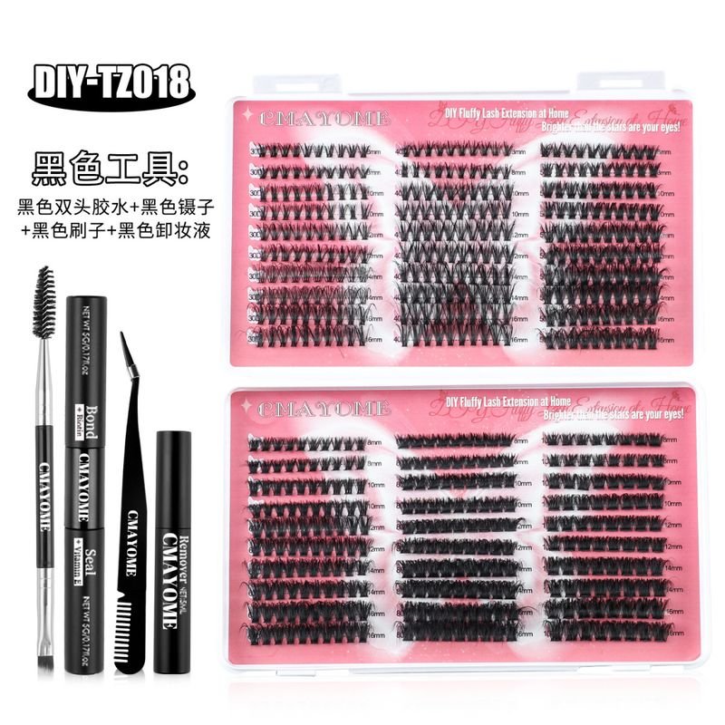580 Cluster DIY Curled Blend False Eyelashes