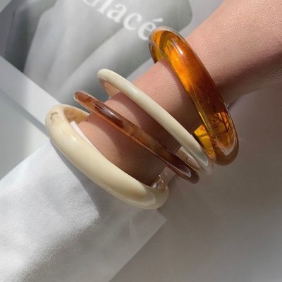 Resin Multicolor Elegant Fashion Bracelet Bangle