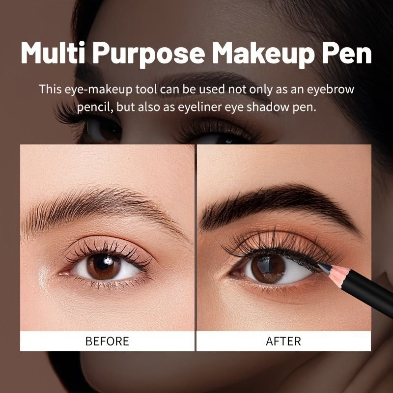 USHAS Women Natural Long-Lasting Not Easy To Fade Eyebrow Pencil