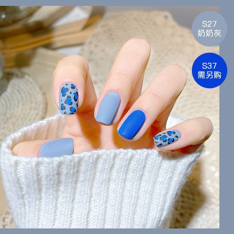 Women'S Matte Water-Based Non-Peelable Baked Nail Polish