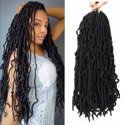 Women Fashion Long Curly Hair Wig Braid