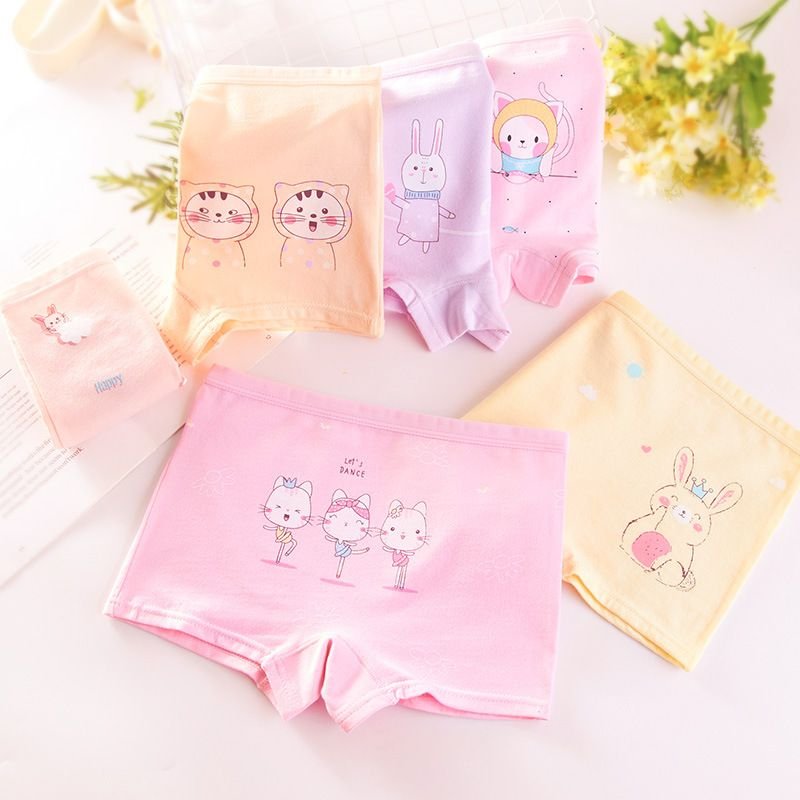 Girls Basic Solid Color Five-point Pants