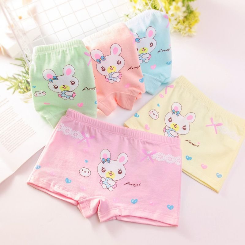 Girls Basic Solid Color Five-point Pants