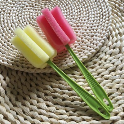 Household Multi-Purpose Sponge Cup Glass Cup Cleaning Brush