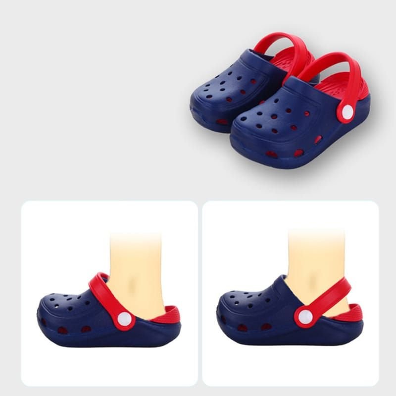 Kids Cute Cartoon Pattern Non-slip Hole Hole Shoes