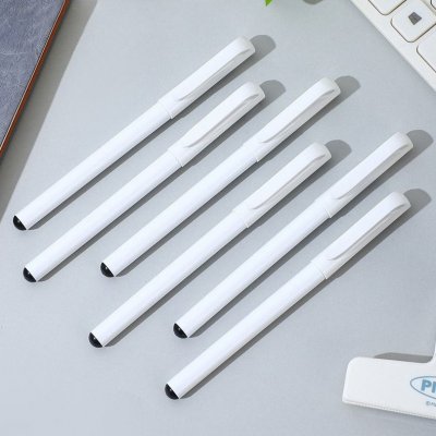 Simple Quick-Drying Straight Liquid Pen Writing Super Smooth Stationery Supplies