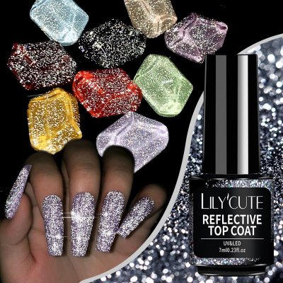 Fashion Shiny Glitter Nail Polish Glue