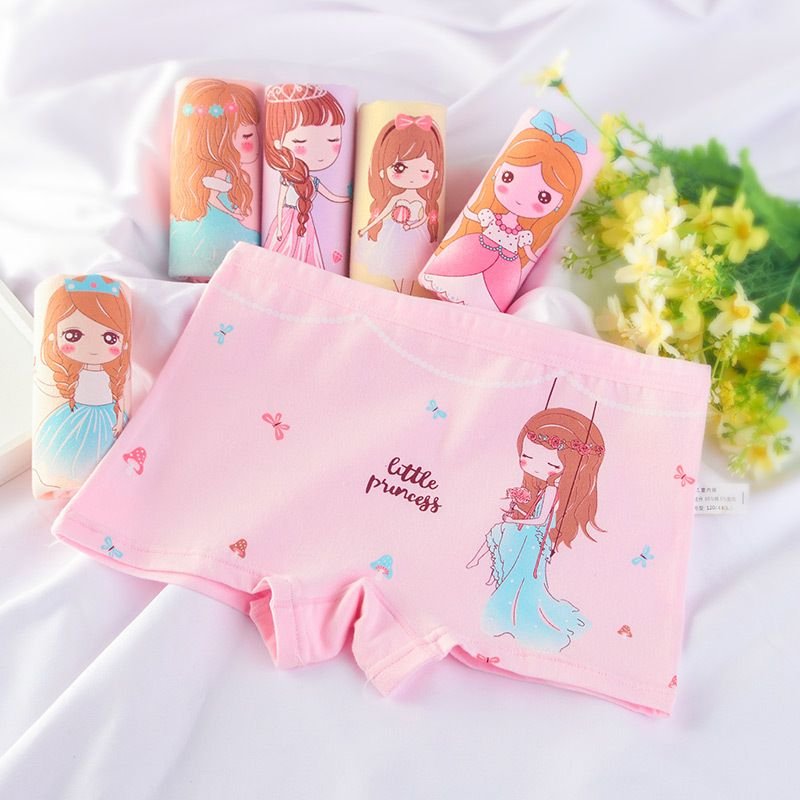 Girls Basic Solid Color Five-point Pants
